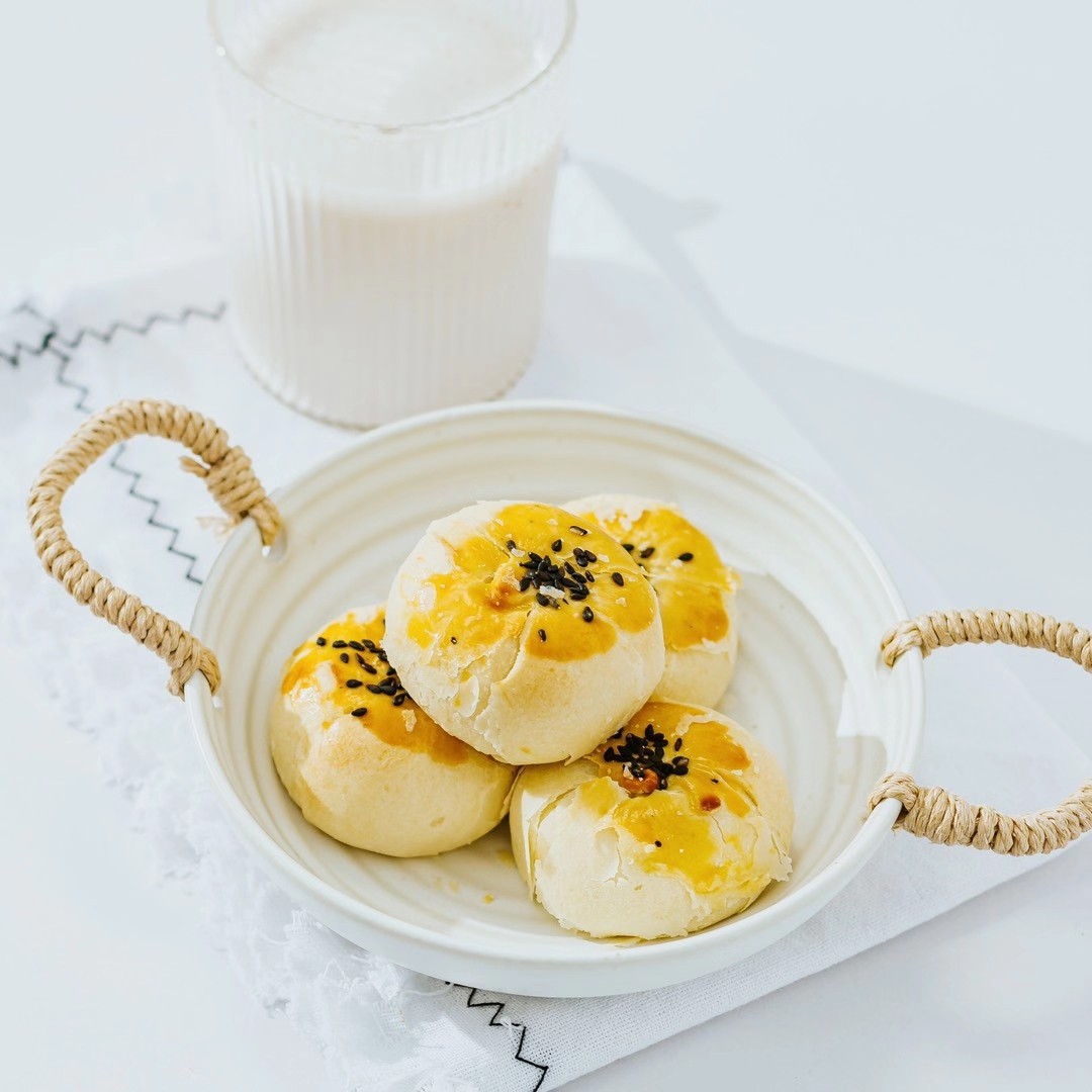 超友味蛋黄酥红豆味320g盒装 6枚传统烘烤糕点甜点心网红休闲零食详情6