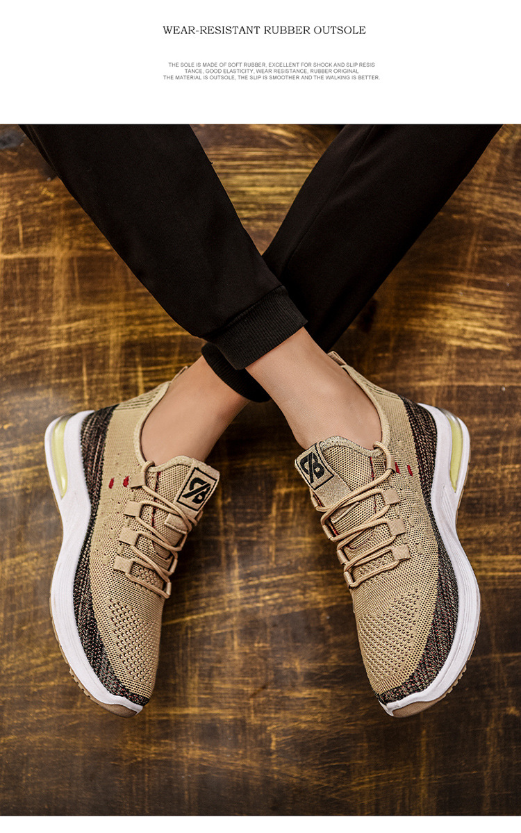 春季新款男士运动鞋 飞织学生跑步鞋 懒人一脚蹬低帮鞋 男鞋详情14