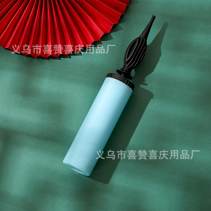 马卡龙色手推气筒 气球充气泵手推气筒气球打气筒详情1