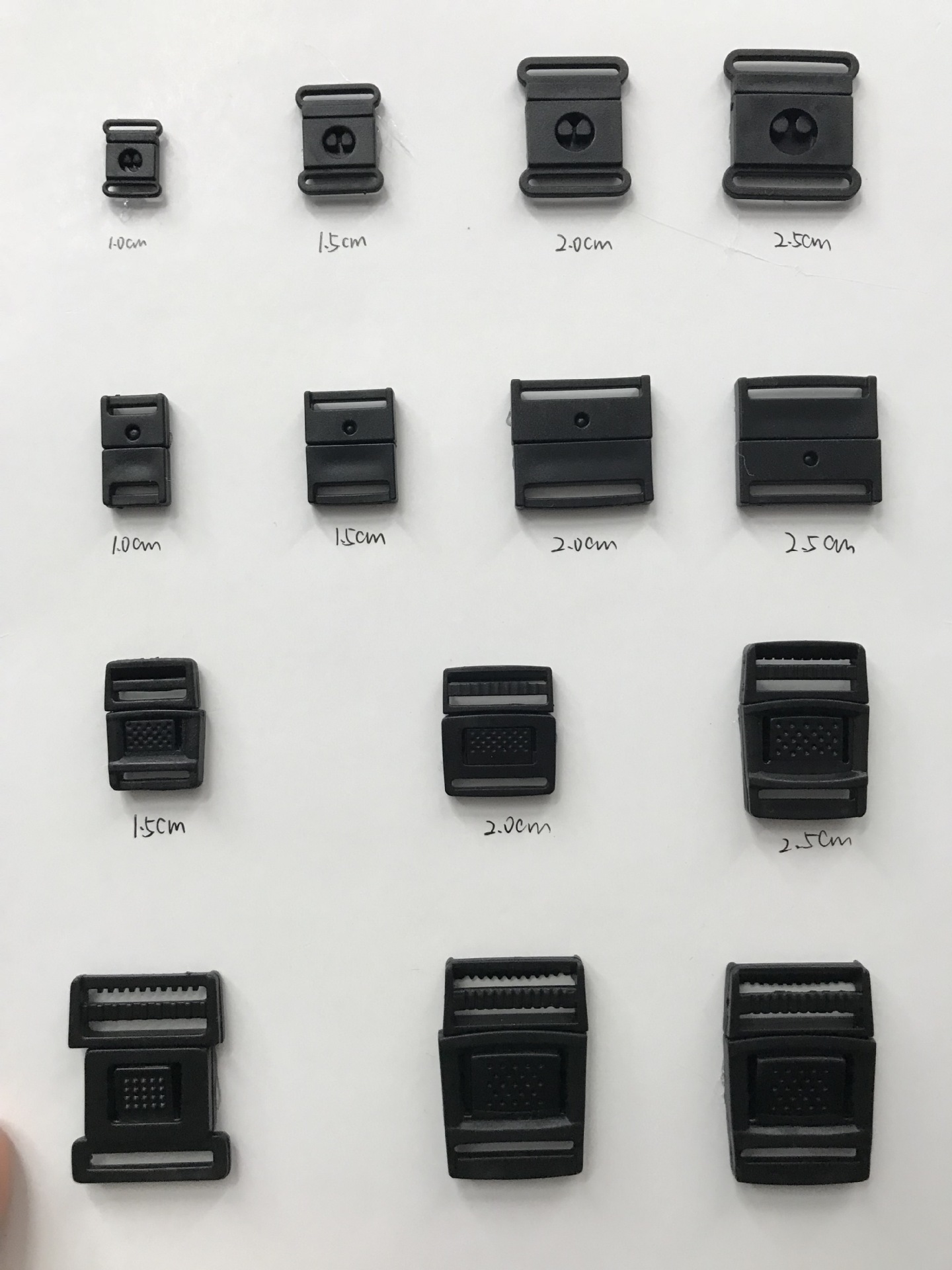 Safety buckles for luggage accessories, bidirectional adjustable plastic buckles, life jacket buckles, flat buckles, double buckles pic 8