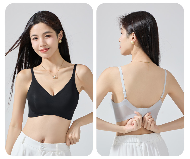 夏季美背薄款无痕内衣大胸显小无钢圈后排扣收副乳防下垂上托文胸详情18