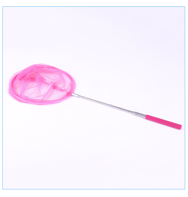 不锈钢伸缩渔网户外活动蝴蝶网儿童戏水玩具昆虫网兜沙滩钓鱼玩具详情7