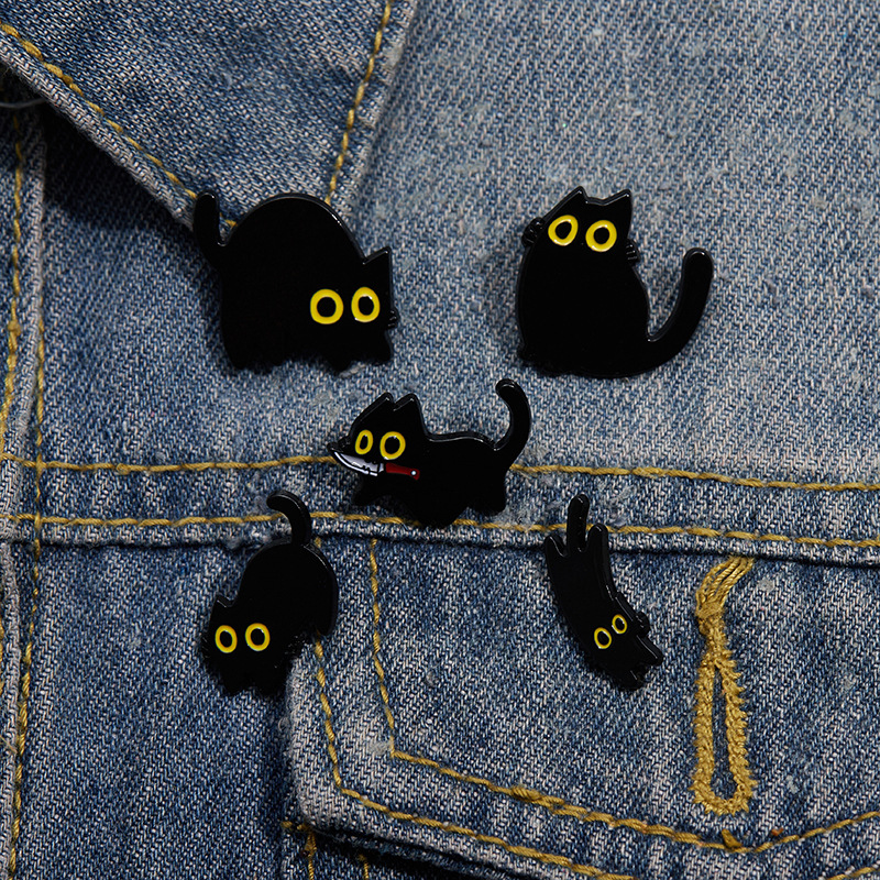 黑猫主题胸针 个性创意配饰 其他分类收藏品 时尚装饰品 独特设计礼品详情10