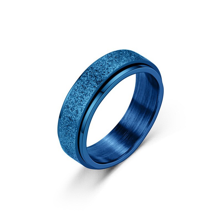 Cross-border Amazon bestseller titanium steel rotating ring, star and moon stress-relieving and anti-anxiety ring, European and American accessories/Chinese trend products pic 26