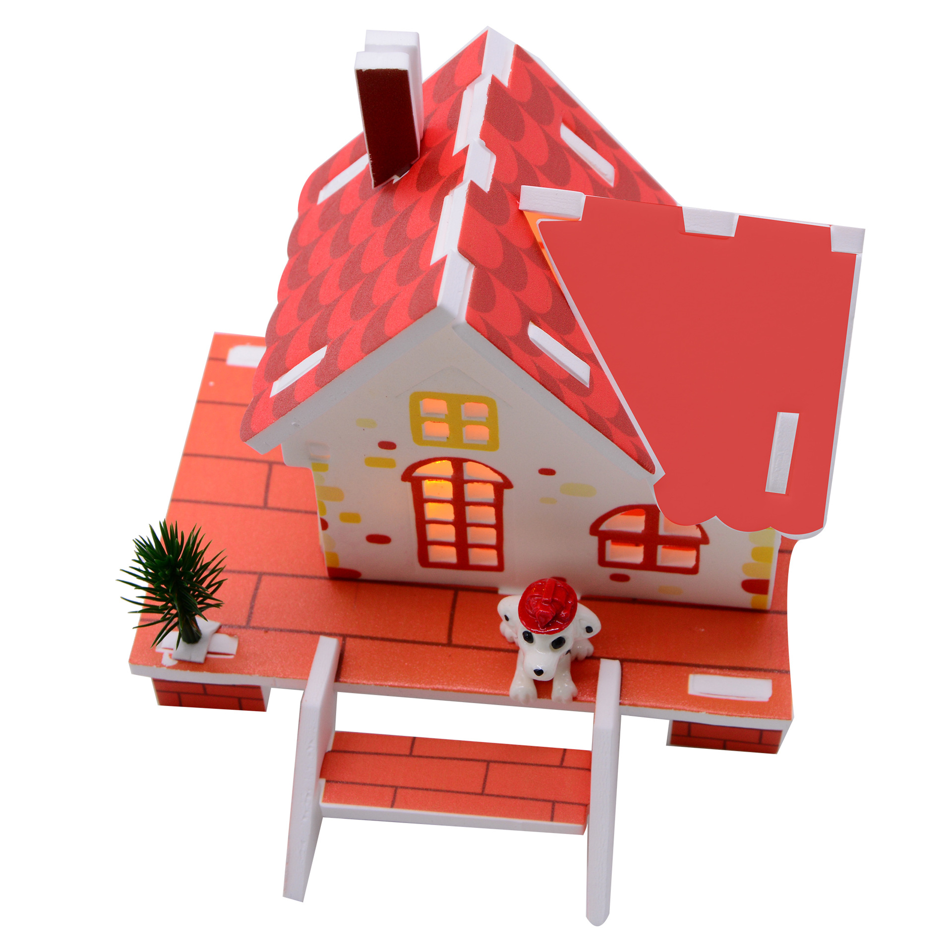 Candlelight House Science Experiment steam Toy Set, Student Making Experimental Equipment, Kindergarten diy Handicraft pic 8