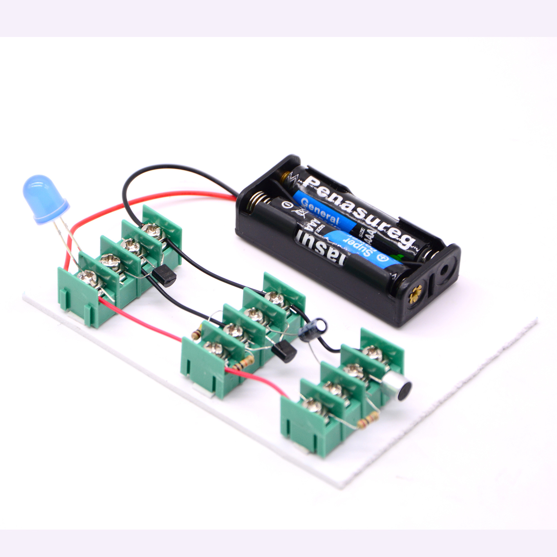 DIY voice-controlled rhythm light STEM laboratory science and technology small creations and inventions Circuit link teaching AIDS pic 5