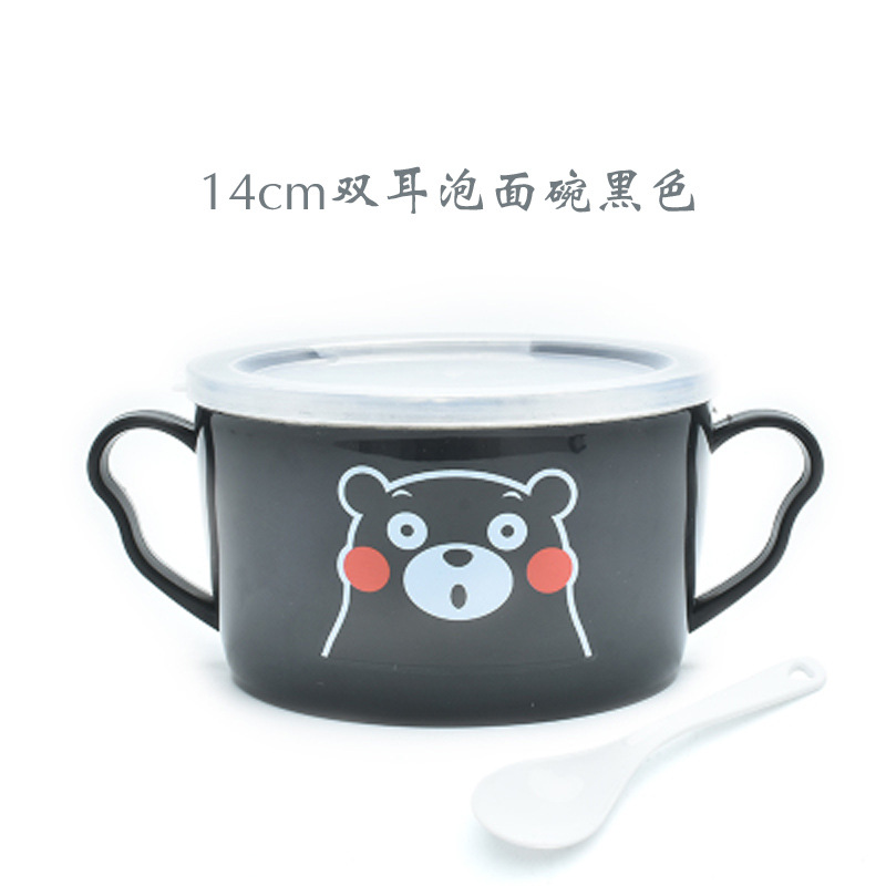 不锈钢快餐杯泡面杯带盖卡通日式泡面碗学生饭盒便当盒提锅详情44