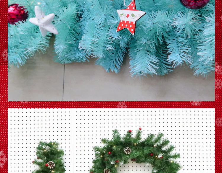 2.7-meter Christmas decorative rattan, encrypted luxury Christmas ornaments, rattan hanging ornaments for hotels, shopping malls and bars pic 41