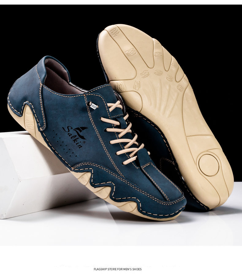 跨境爆款帆船鞋男鞋低帮男士休闲鞋子马丁鞋男八爪鱼男鞋大码鞋子详情23