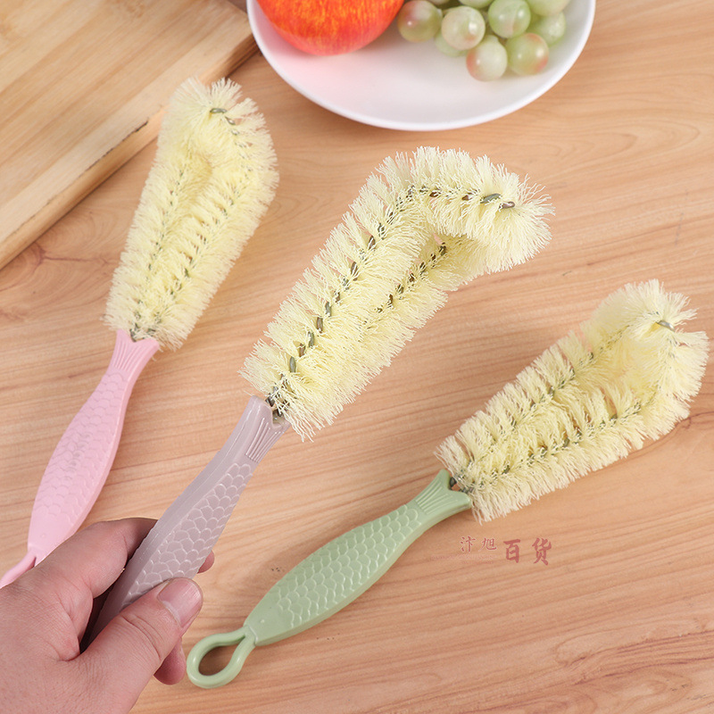 Creative new household long-handled cup brush, thermos cup, thermos bottle, water bottle cleaning brush, multi-functional, no blind spot cup brush pic 3