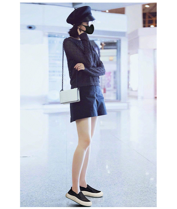 2024春夏新款厚底渔夫鞋休闲真皮单鞋女透气平底鞋女一脚蹬女鞋潮详情30