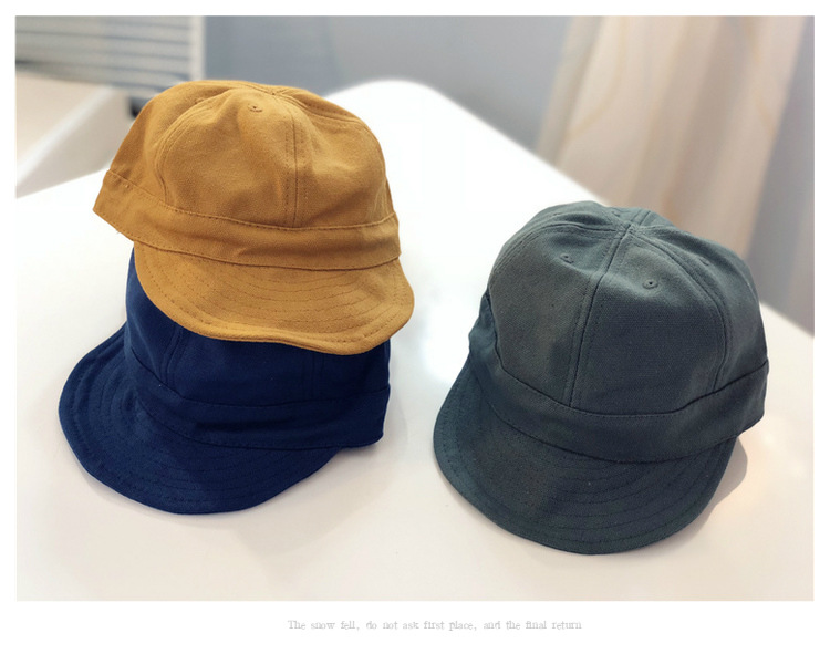Autumn nan niños sombrero primavera otoño coreano nueva versión para chicos y chicas sombrero de pato para niños gorra suave visera sombrero de béisbol ins pic 10