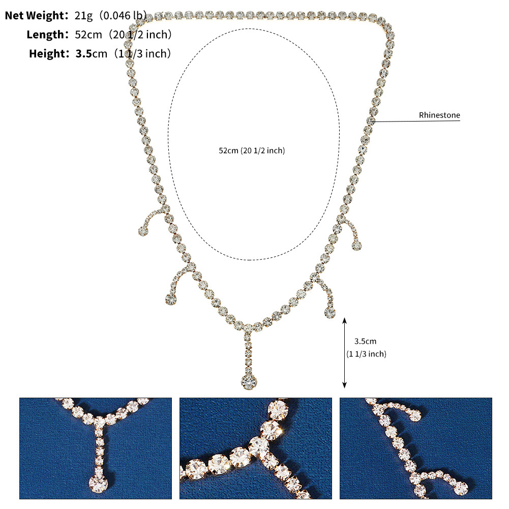 The European and American retro chain headwear features a light luxury design with multiple layers of water diamond headbands and Bohemian-style forehead ornaments pic 31