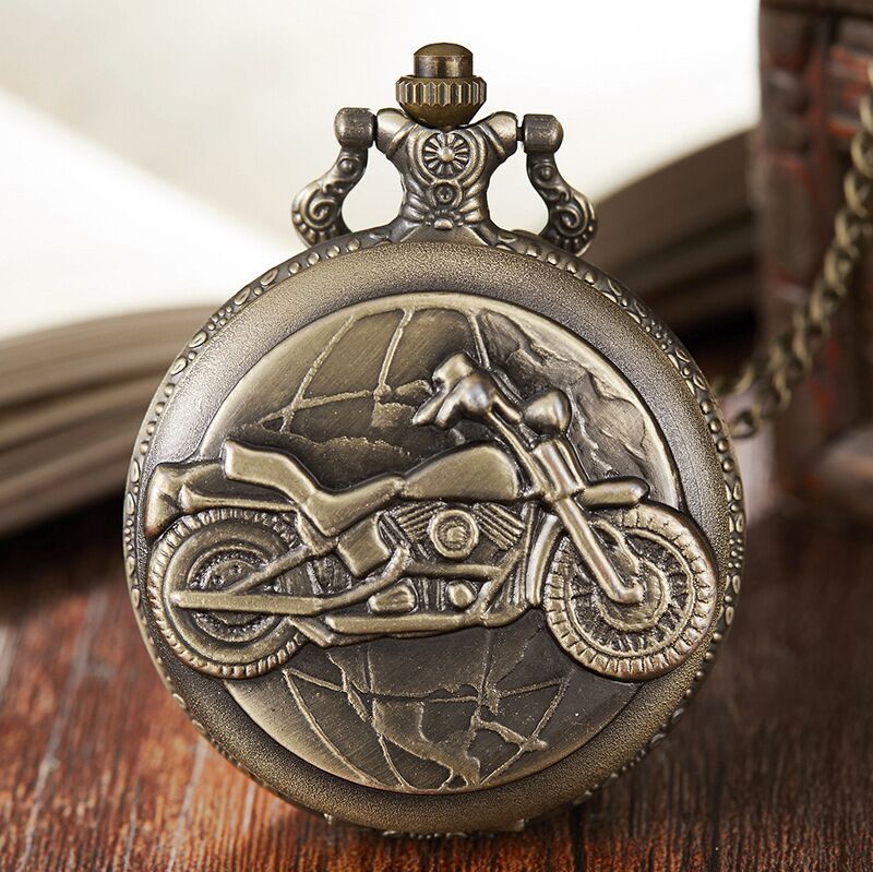 Chinese-style retro bronze-colored large pocket watches, tourist attraction souvenirs, old-fashioned hanging watches, gift watches wholesale pic 7