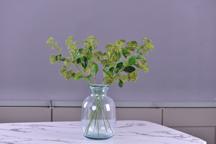 Artificial flower bouquets, flower arrangements, green plants, Dingding grass, artificial flowers, living room ornaments, decorative items, plastic flowers, photography props, silk flowers, artificial plants pic 5