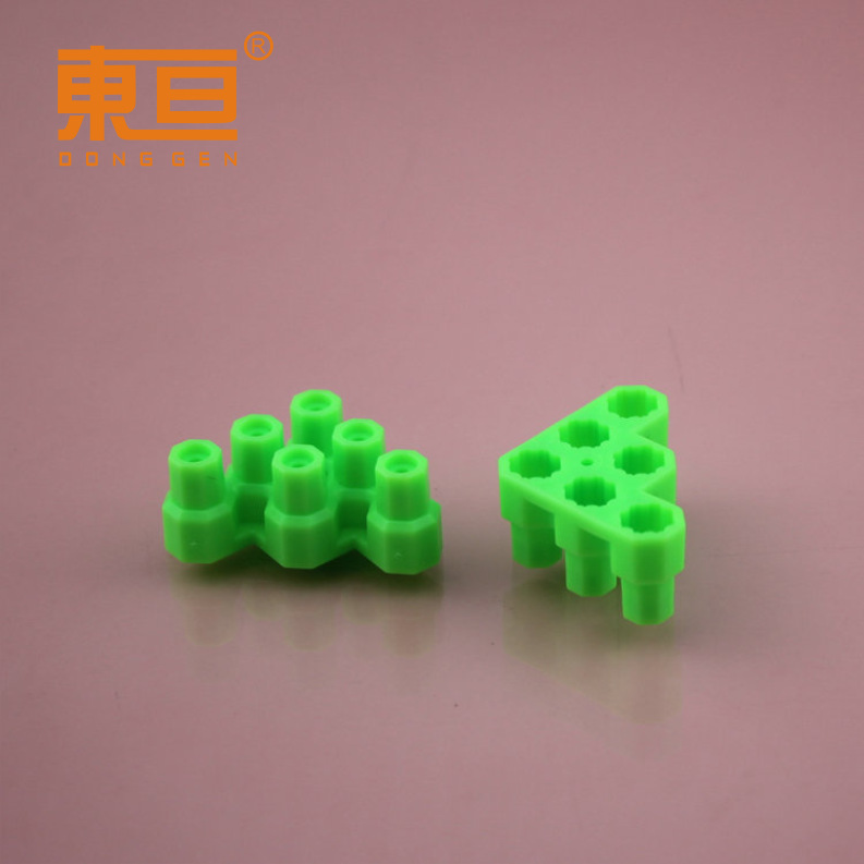 FJ6Z382415 Soft Green Airplane 6-column soft rubber building blocks, building block accessories, octagonal building blocks, universal building blocks pic 9