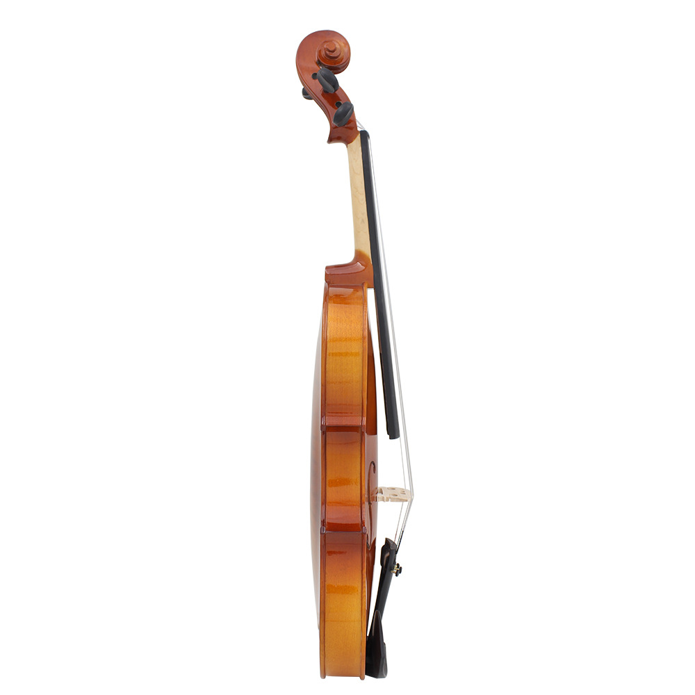 Aston Villa AV-03 Bright Natural color violin with Maple back and tiger grain solid wood Violin pic 11