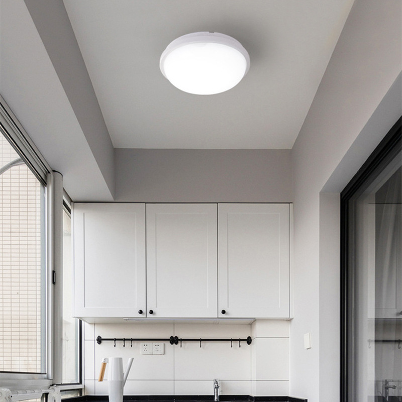 Wholesale of led moisture-proof lamps for three-proof outdoor courtyard, balcony and corridor human-sensing sound and light controlled ceiling lamps pic 4