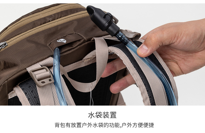 登山包跨境运动骑行背包徒步旅行双肩包高品质YKK拉链减压可折叠登山包越野包computercomputer详情14