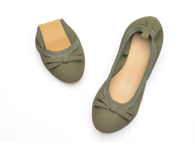 外贸跨境牛巴蛋卷鞋女2023新款圆头软底弯弯鞋women flat shoes详情27