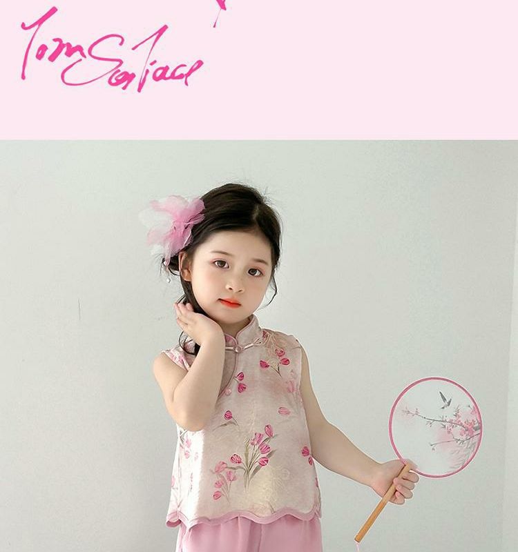 国潮女童夏季国风套装2025新款儿童薄款衣服女宝宝夏装女孩新中式汉服详情17