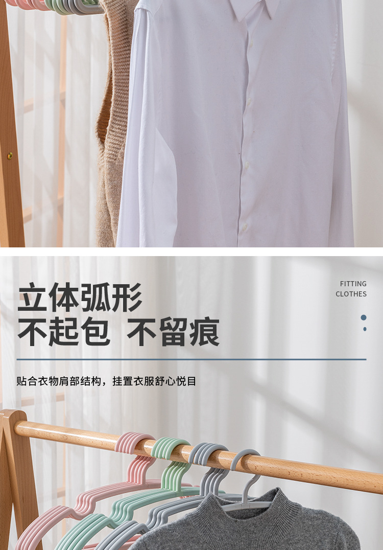 G14衣架家用挂衣防肩角衣撑防滑无痕大衣晾衣架宿舍阳台衣服挂成人详情6