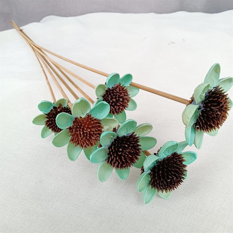 万花丛影2023永生花diy手工花太阳花干花插花手工制作详情12