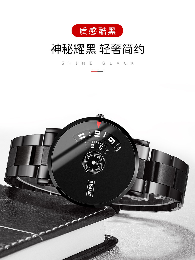 爱依士AIYIASHI1620男士手表瑞士商务国产全自动非机械学生手表男详情9