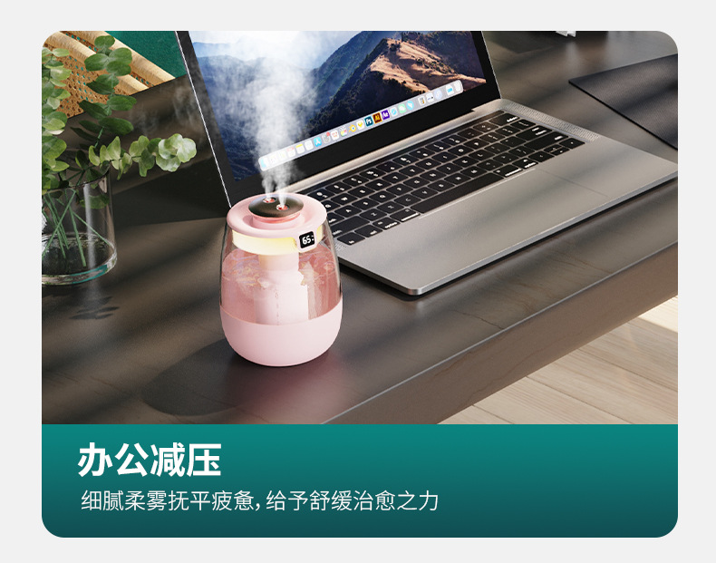 The new type of air humidifier features a large household fog capacity and a small cross-border desktop atomization humidifier for bedrooms pic 35