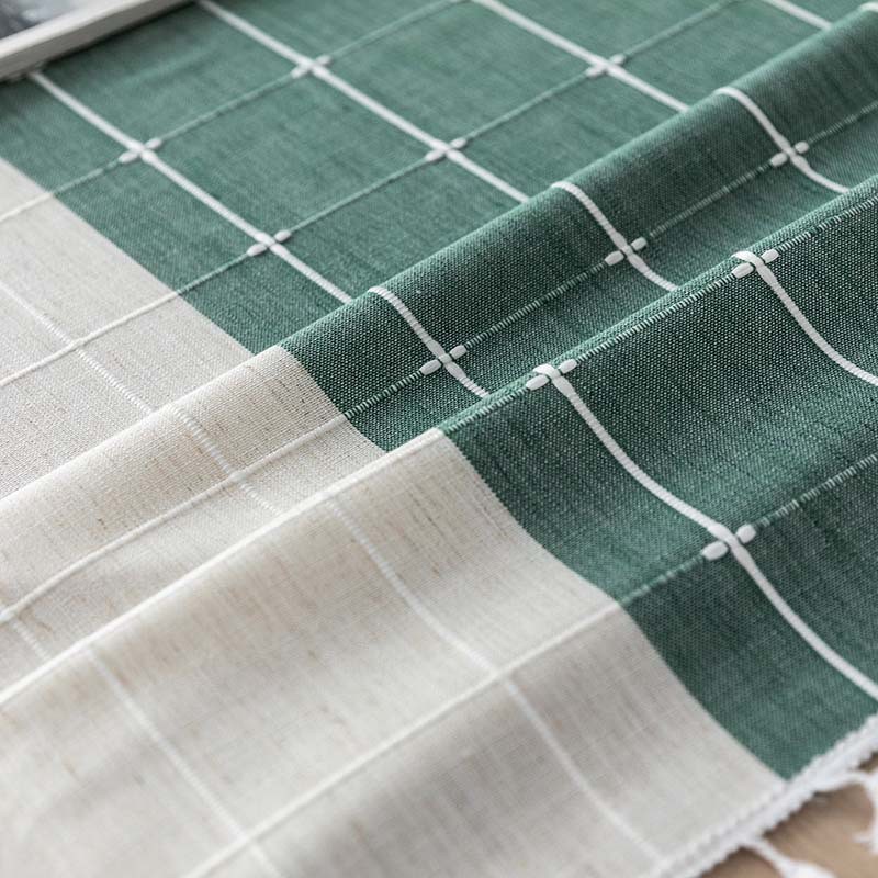 Cross-border northern European rectangular tablecloth, cotton, linen, linen decoration party, German, French, British coverings, wrinkle-free tablecloths pic 8