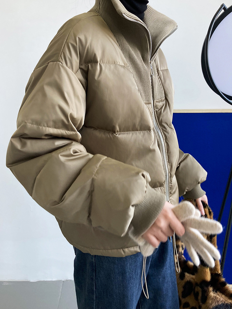 Luxi 2022 New Design sense stand-up collar short Down jacket for petite women 90, white duck down jacket Y33 pic 38