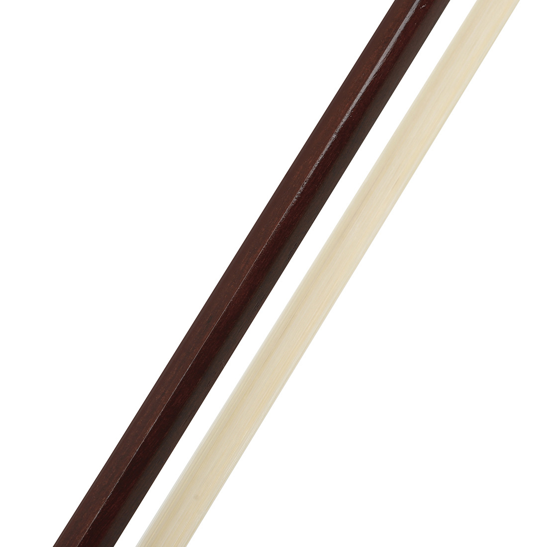 QA-18小提琴琴弓4/4巴西红木琴弓纯马尾乌木白贝银丝羊皮手托琴弓详情18