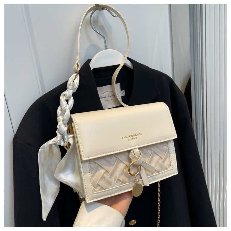 韩版时尚单肩包包女2024夏季新款洋气百搭小众ins链条包斜跨小包详情36