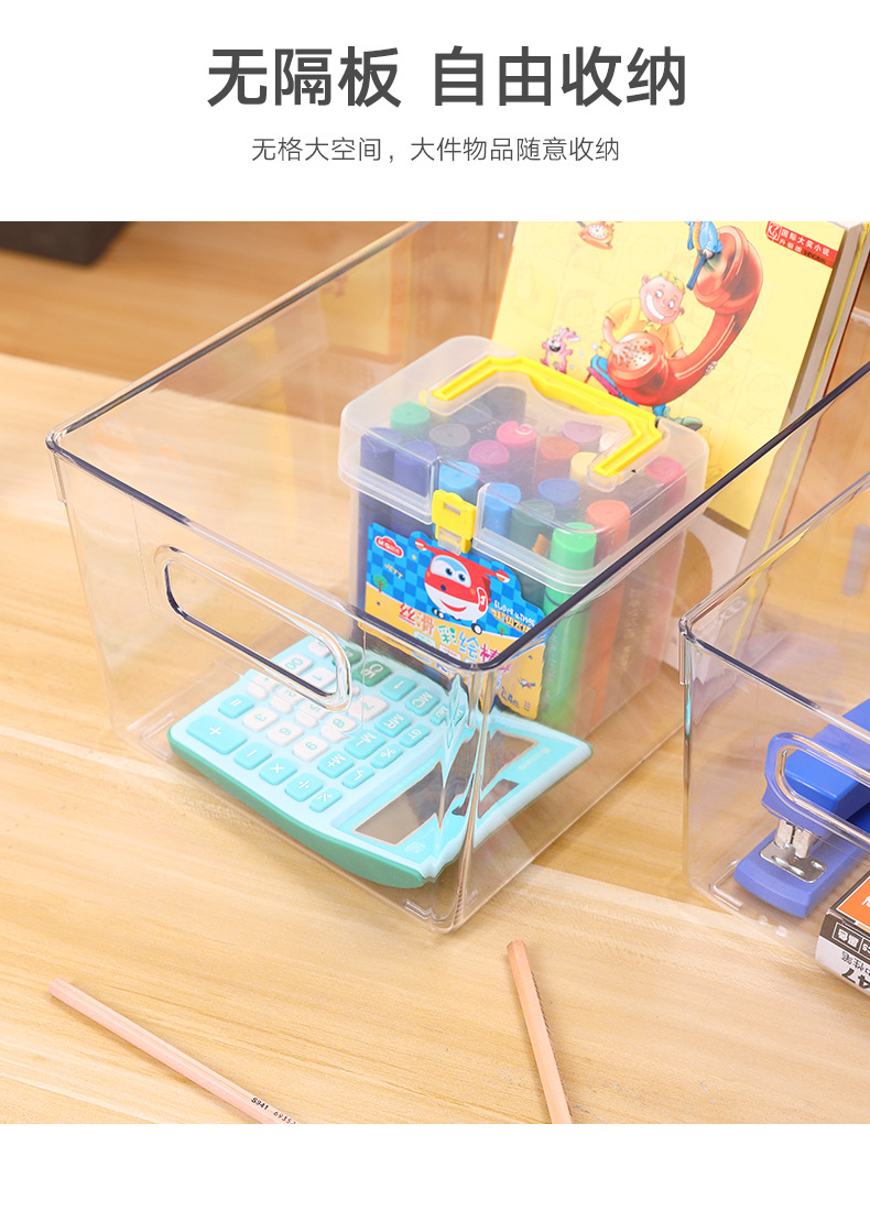 G6342021 New double-sided handle Storage box, modern and simple food storage box, PET material fruit and vegetable storage box pic 9