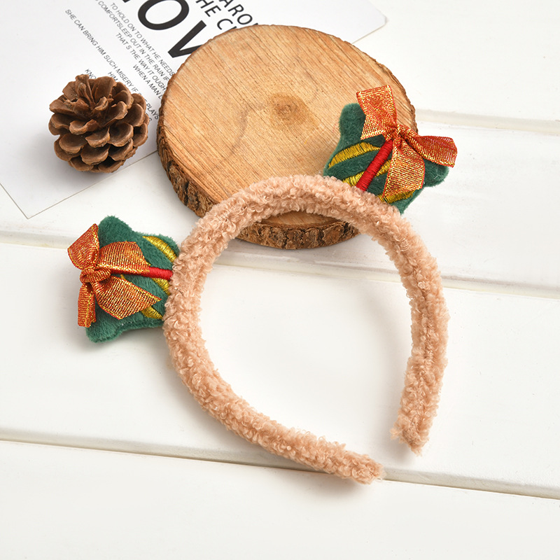 Christmas hairband, antler snowman, cute headband, Christmas hairpin, face wash makeup headband, hair pressing, hair accessory wholesale pic 13