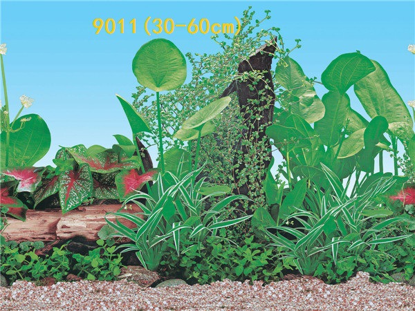 30cm tall, single-sided thin aquarium fish tank background painting, aquarium equipment and supplies glass sticker background painting pic 35