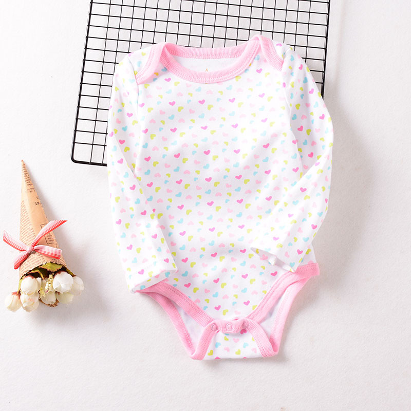 Summer 2021 new long-sleeved and short-sleeved crawling suits for infants and children aged 0-1, cartoon crawling suits, foreign trade miscellaneous styles, long-sleeved and short-sleeved crawling suits pic 39