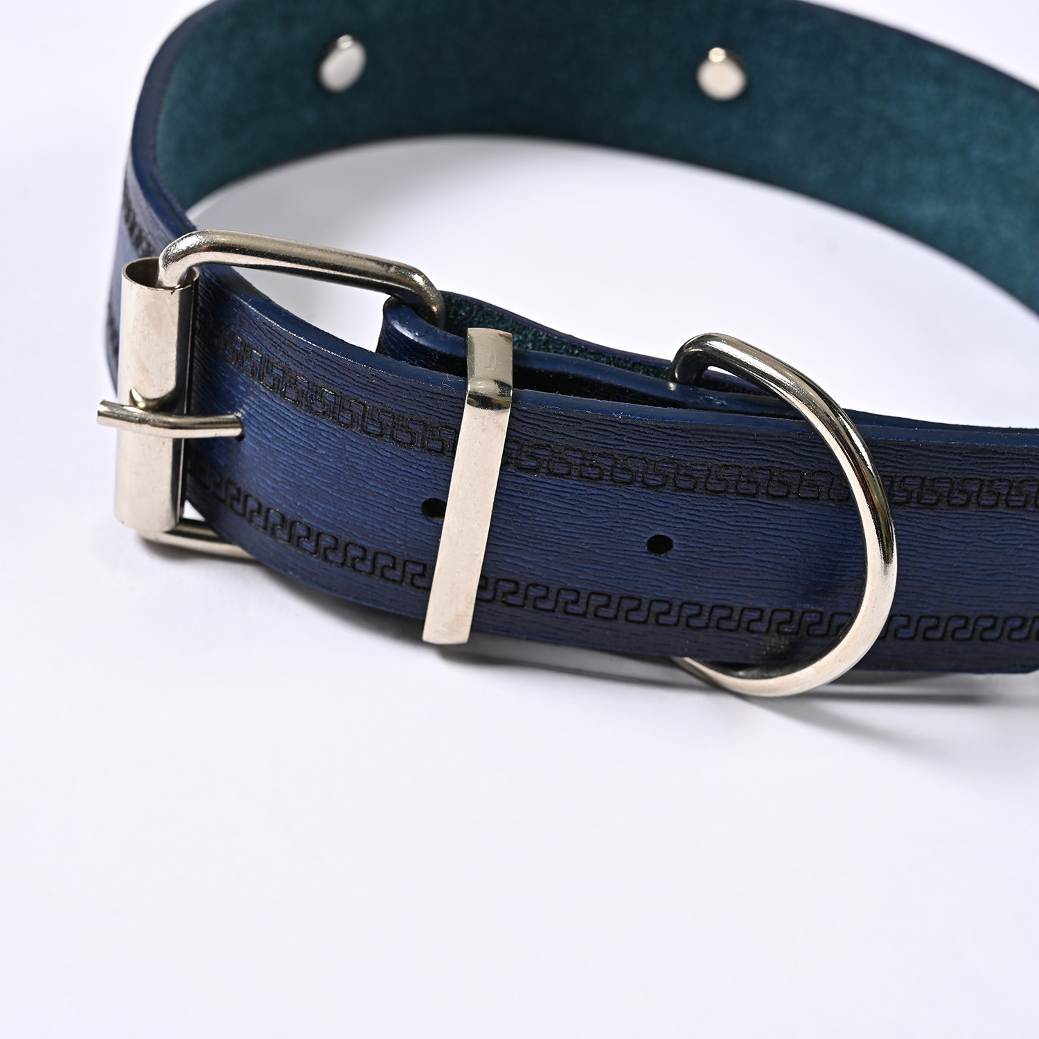 New cross-border skull PU pet collar, large dog neck collar, leather pet collar, adjustable wholesale pic 12