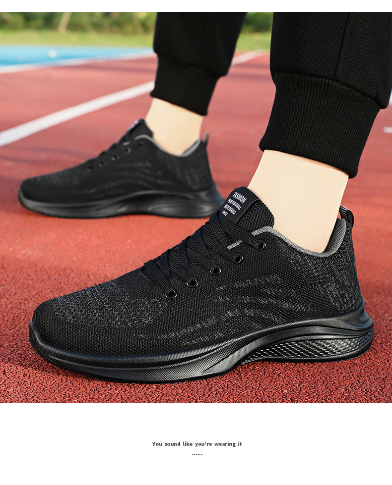 鞋子男2024新款外贸跨境temu系带跑步鞋轻便潮流百搭休闲运动鞋男详情14