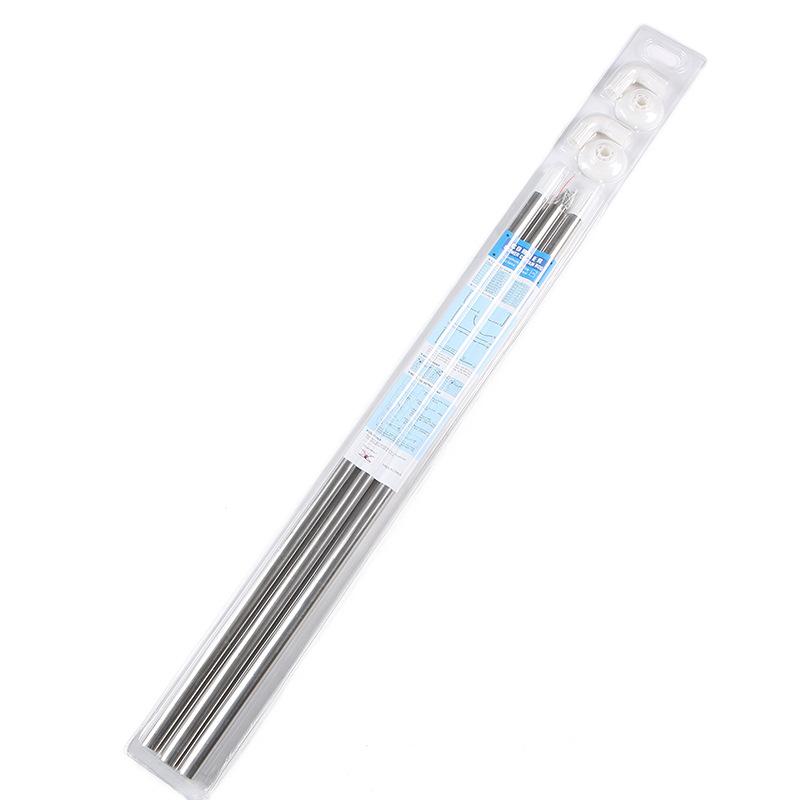 The cross-border supply of bathroom curtain rods with thickened telescopic multi-functional bathroom curtain support rods made of stainless steel pic 16