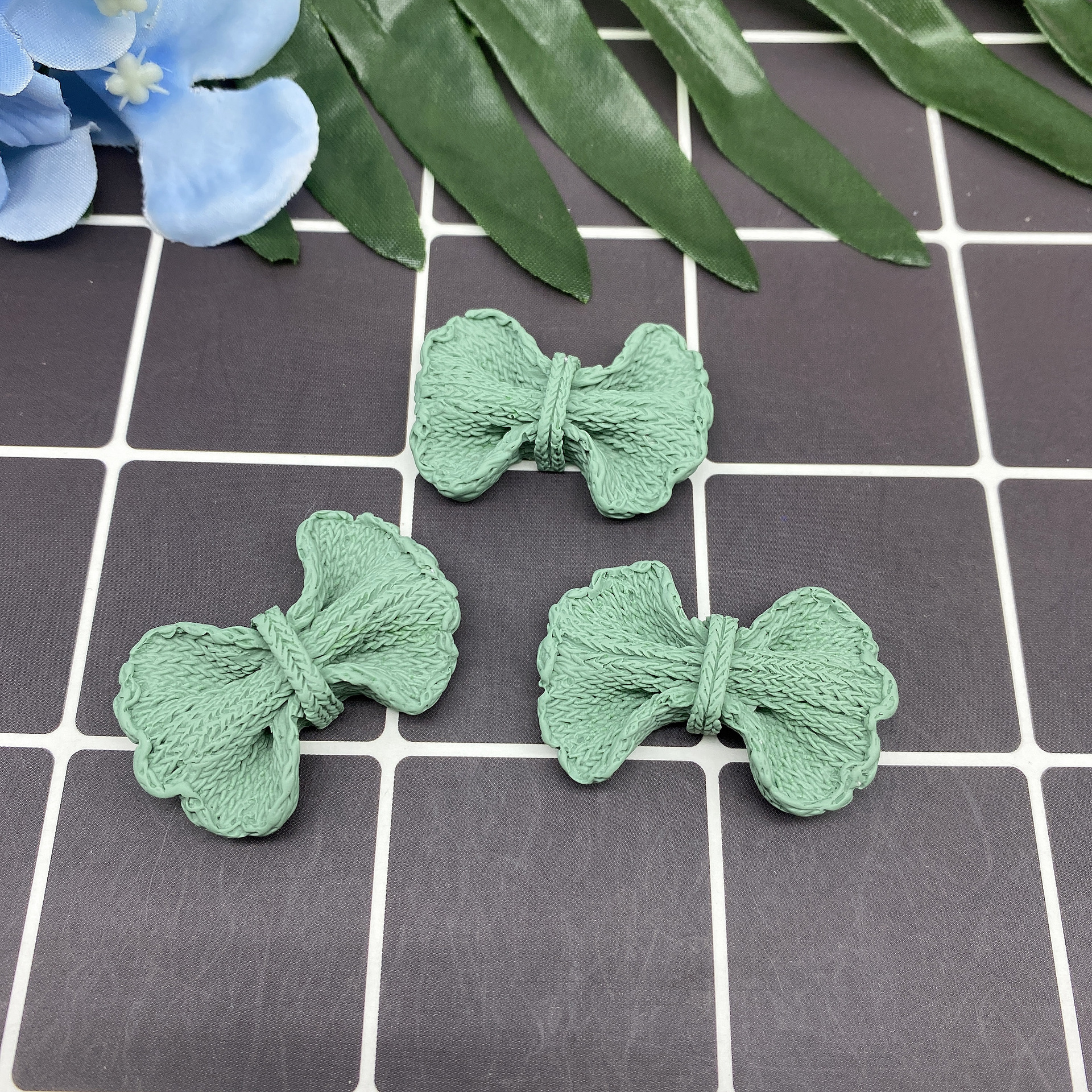 树脂配件饰品帽子贴片史莱姆内放DIY日韩风哑光笑脸厂家直销详情87