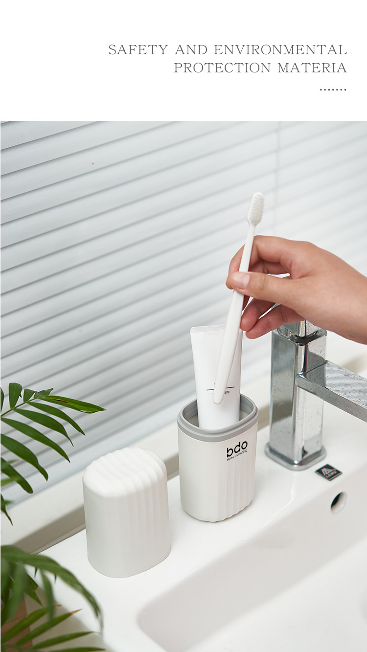 Travel mouthwash cup, brushing cup, dental utensils, toothbrush cup, toothache set, portable family toiletries, toothbrush box pic 10