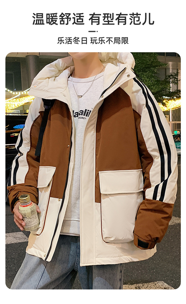 90%白鸭绒羽绒服男高品质新款外套男情侣加厚保暖宽松休闲服男装详情12