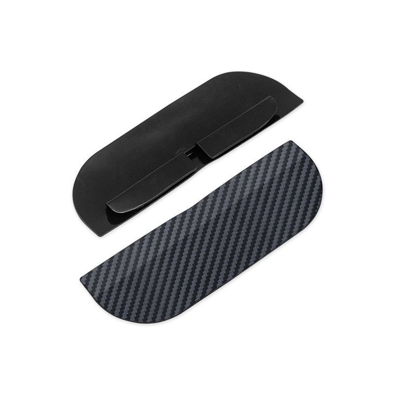 Carbon fiber patterned rainproof eyebrows for car rearview mirrors and rain and dust shield for rearview mirrors pic 5