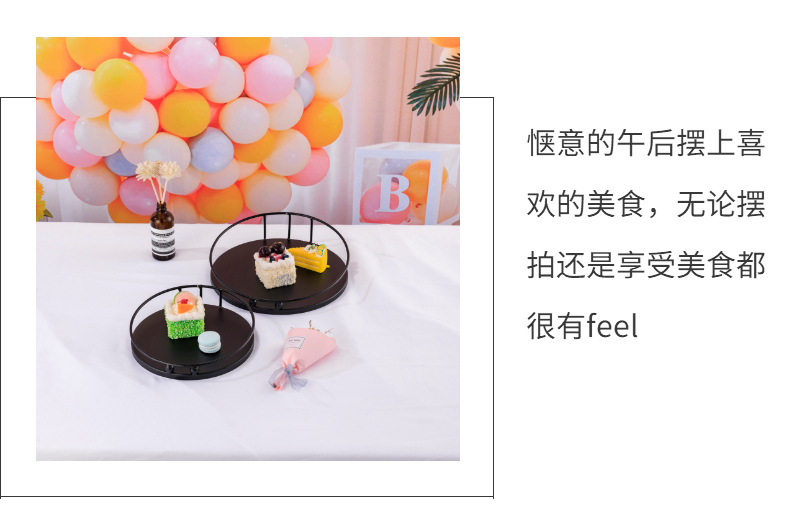 新款蛋糕架可套叠聚会跨境亚马逊蛋糕展示架托盘水果盘创意生日详情8
