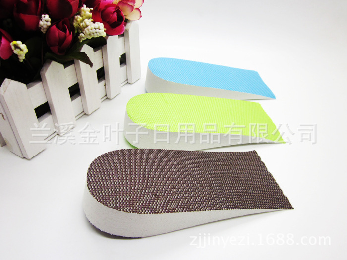 Factory direct sales and wholesale of EVA foam invisible inner height-increasing insoles, 2.5CM height height-increasing heel pads pic 2