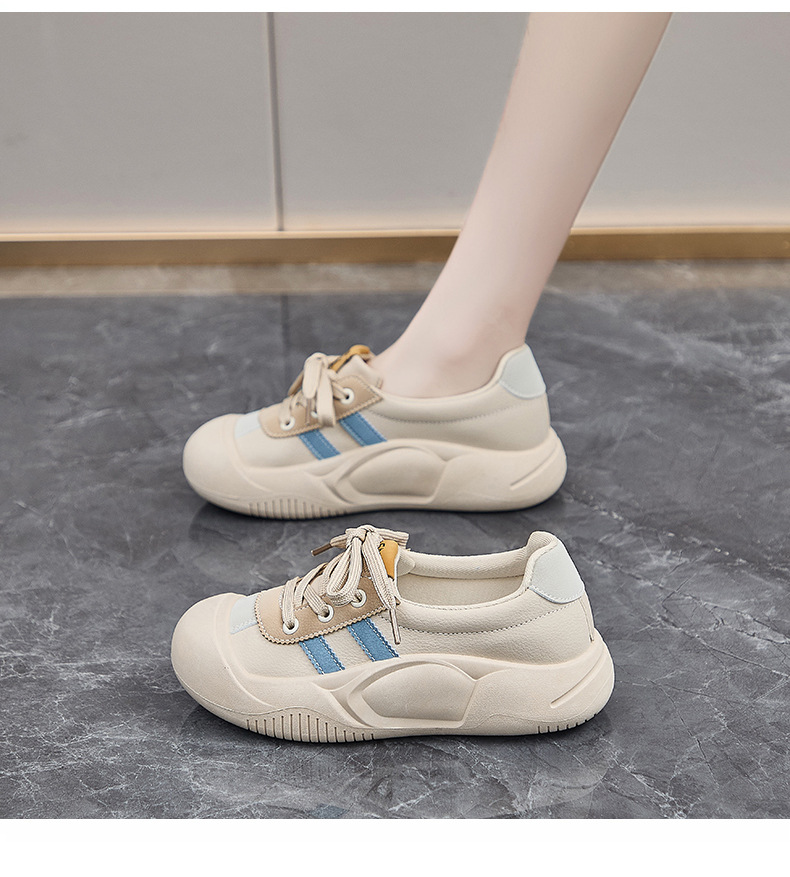 2024秋季小白鞋新款韩版ins女学生增高厚底运动板鞋休闲鞋KT2682详情24