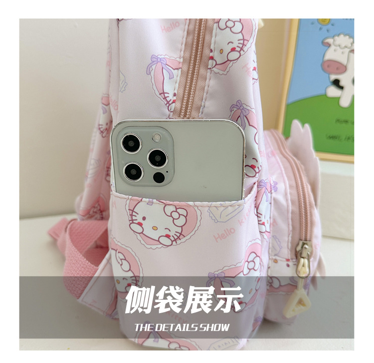 新款三丽鸥儿童包卡通可爱男女童减负幼儿园书包儿童双肩背包批发详情7