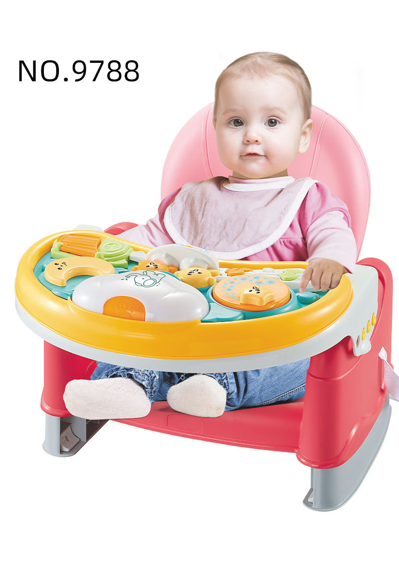 儿童餐椅婴儿吃饭椅子家用可折叠拆卸音乐游戏桌学坐训练宝宝餐椅详情7