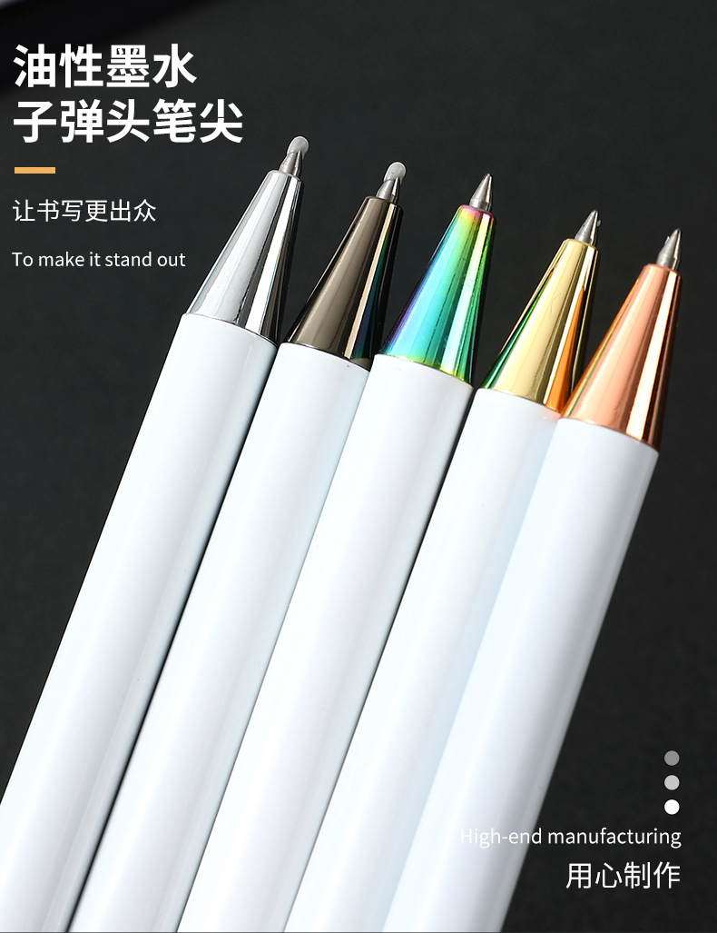 Metal pens, ballpoint pens, white gel pens, signature pens and ballpoint pens are in stock and can be used for heat transfer and sublimation pic 3